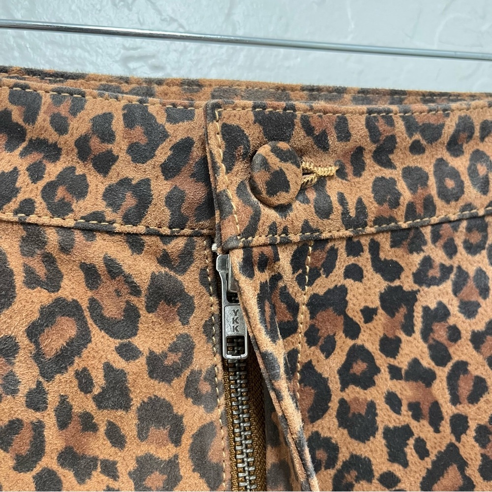 LPA Leopard Print Skinny Pants in Brown and Black - Picture 5 of 10